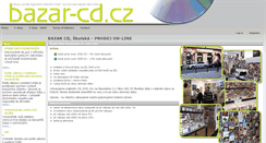 Desktop Screenshot of bazar-cd.cz