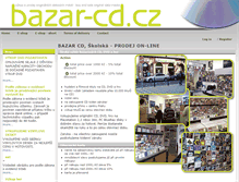 Tablet Screenshot of bazar-cd.cz